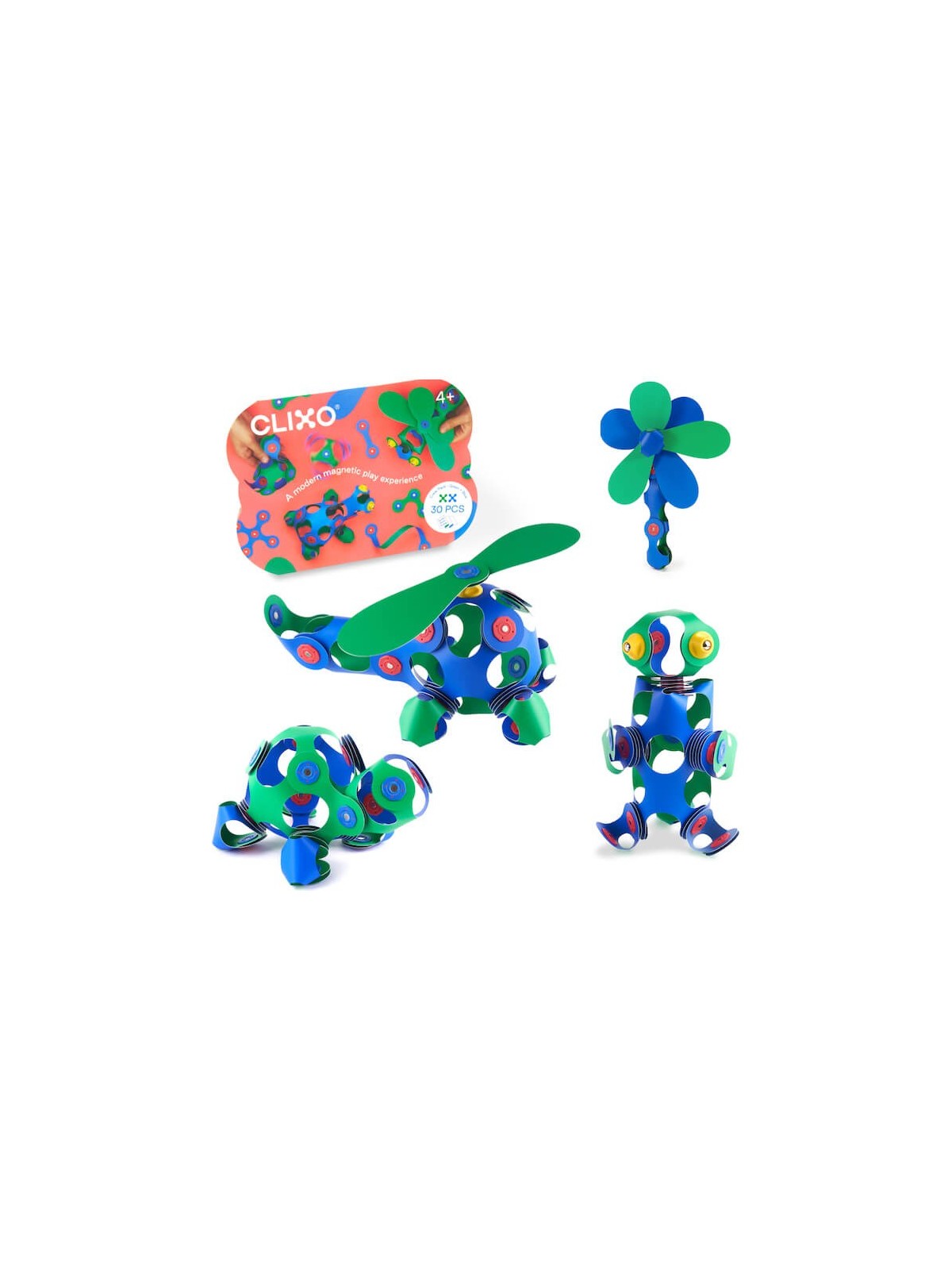 Clixo Crew Pack Green/Blue | All Judaica | Judaica