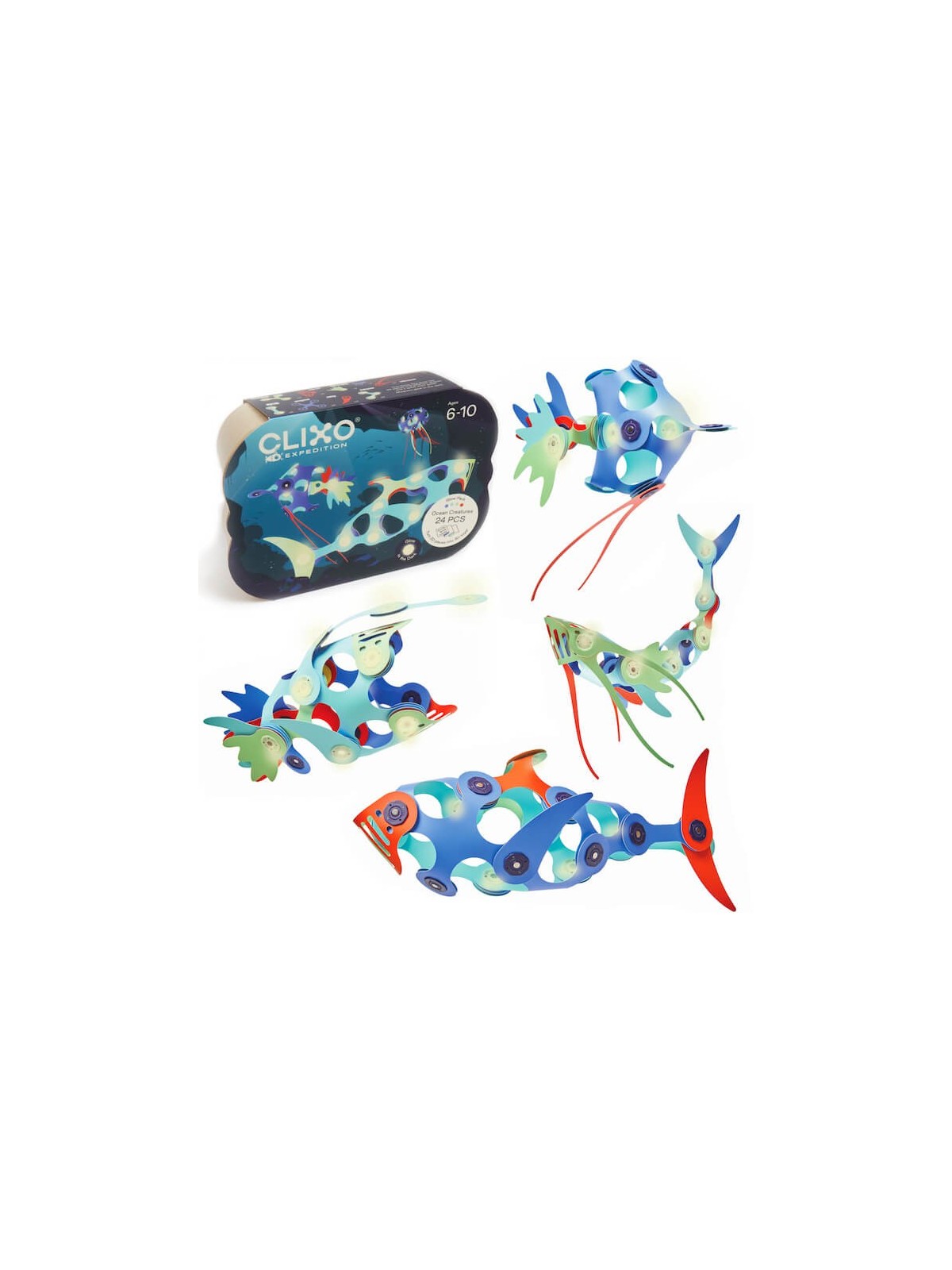 Clixo Ocean Creatures Pack | All Judaica | Judaica
