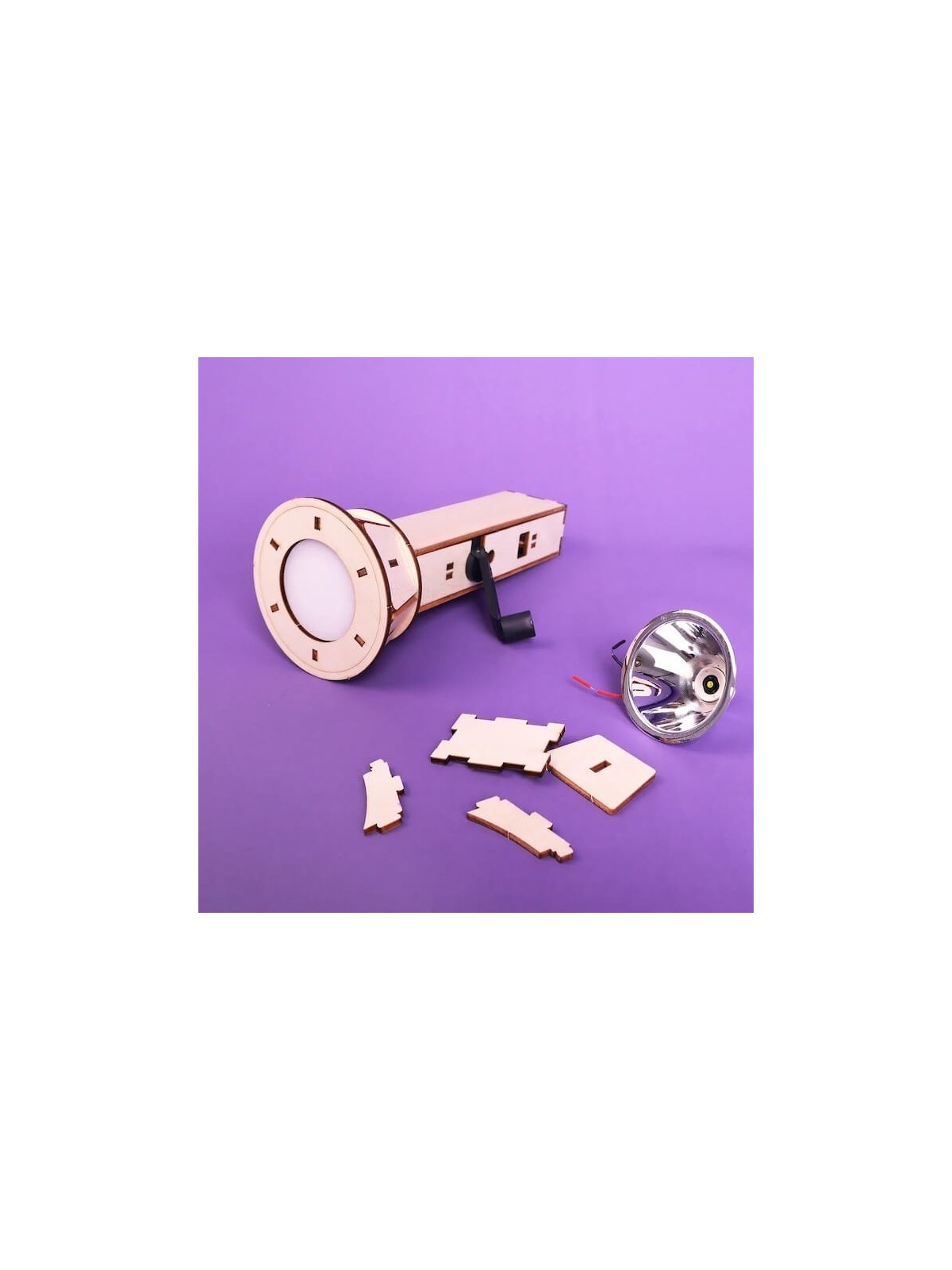 Kit de bricolage pour lampe de poche à manivelle Kitsville, Éducation | Tout Judaïca | Jud