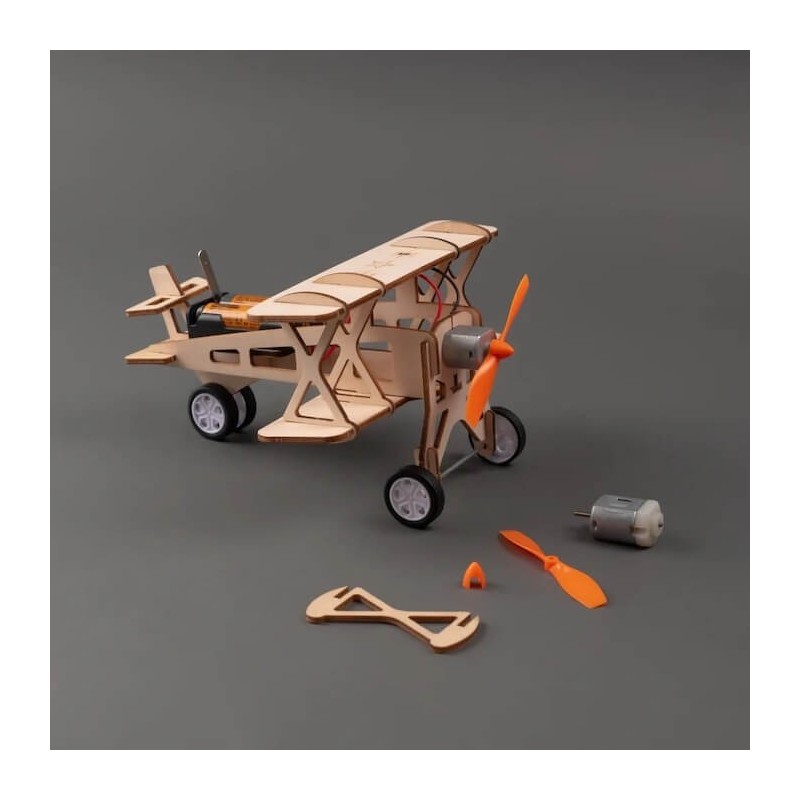 Kit de bricolage d'avion à hélice de Kitsville, STE éducatif | Tout Judaïca | Jud