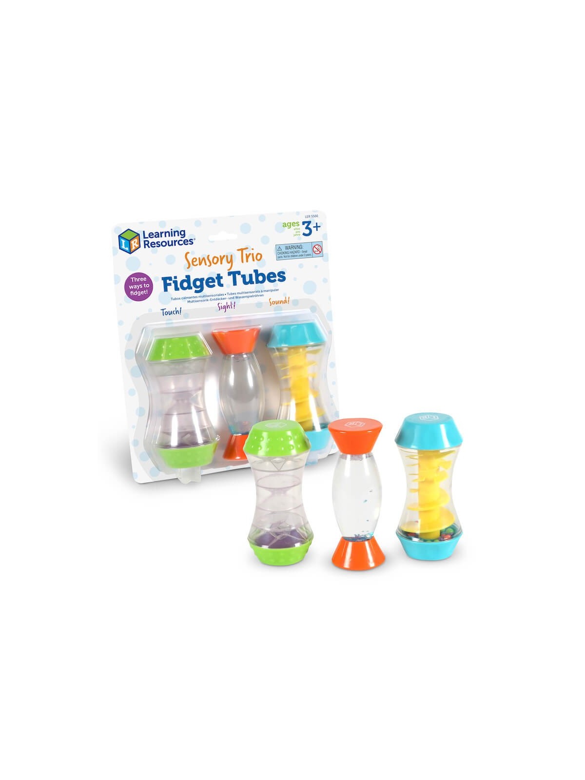 Sensory Trio Fidget Tubes | New Baby | Judaica