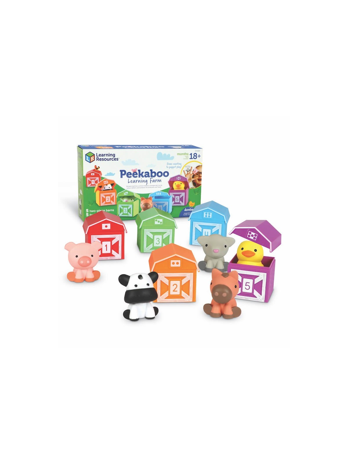 Learning Resources Peekaboo Learning Farm | All Judaica | Judaica