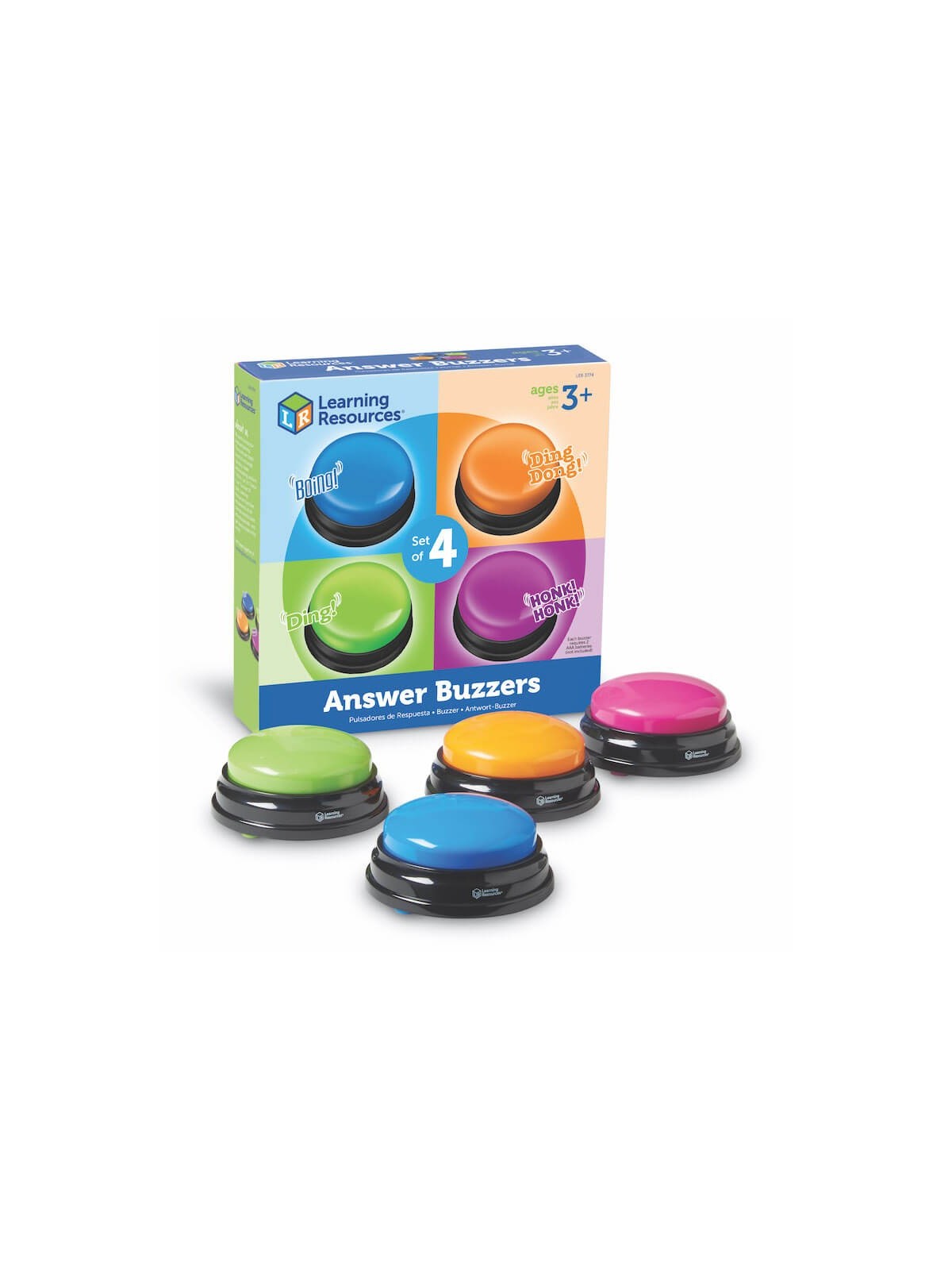 Answer Buzzers, Set of 4 | All Judaica | Judaica