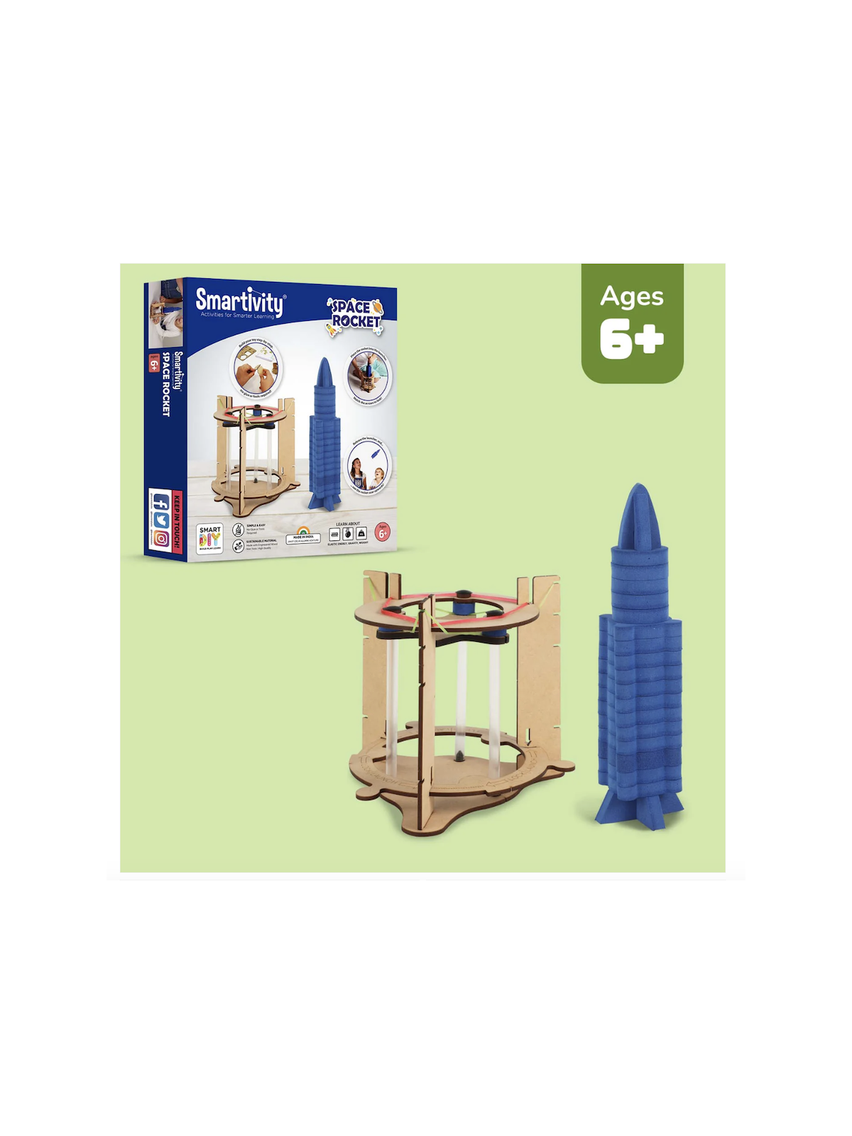 Smartivity Blast Off Space Rocket | All Judaica | Judaica
