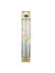 Silver Dipped Taper Candles - 10 - White | Artists and Designers | Jud