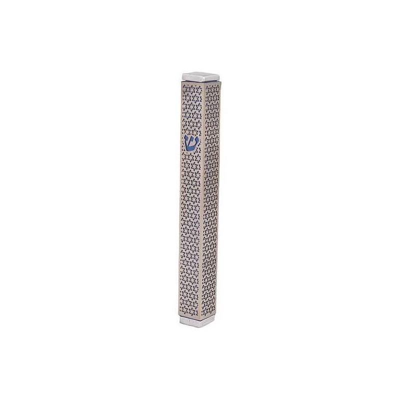 Étui étoile de David Mezuzah découpé au laser par Yair Emanue | Mezouzahs | judaïque