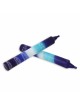 Bougies israéliennes de Shabbat de neige bleue fabriquées à la main | Artistes et designers