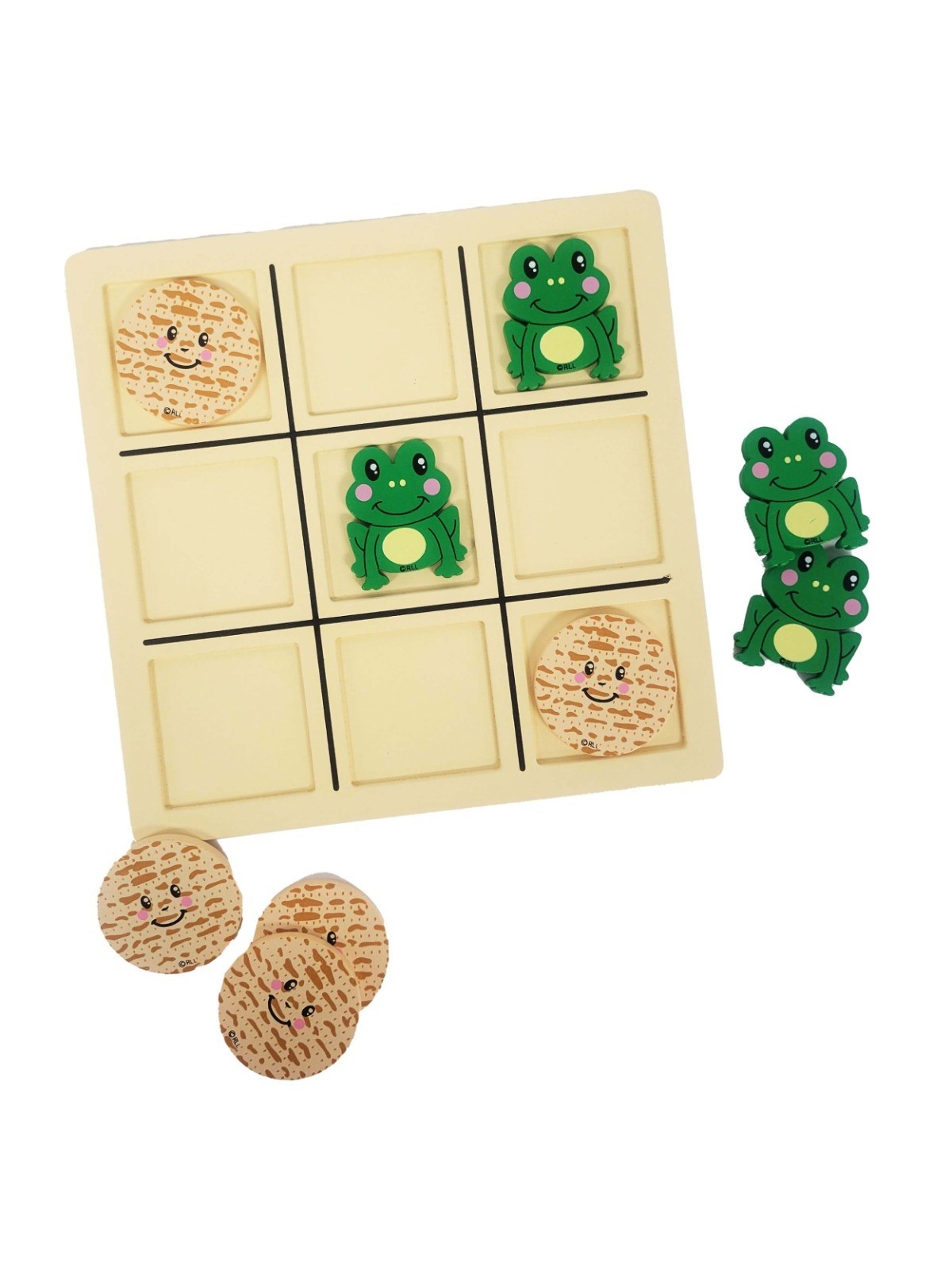 Tic-Tac-Toad Wood Game | Passover | Judaica