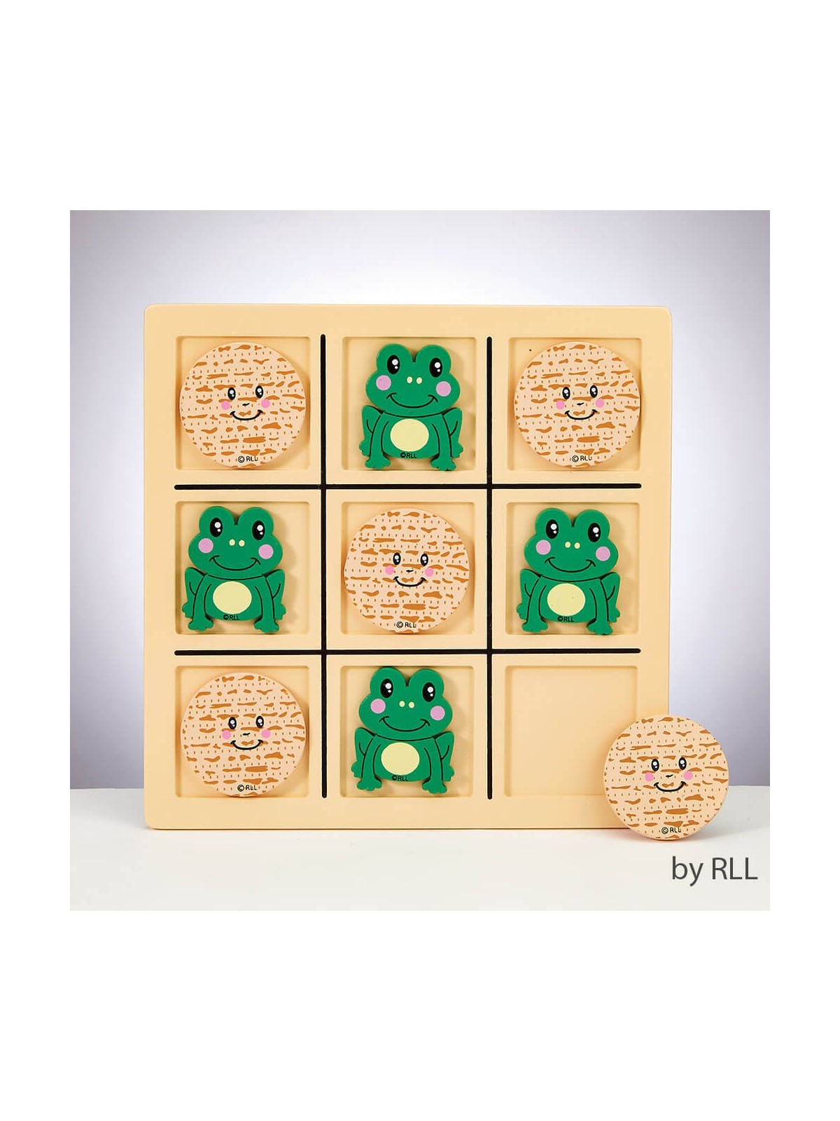 Tic-Tac-Toad Wood Game | Passover | Judaica