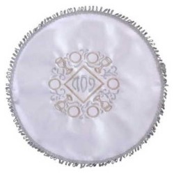 Gold Goblets Matzah Cover | Passover | Judaica