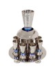 Blue Ringed Hammered Kiddush Fountain By Yair Eman | Kiddush Cups | Ju
