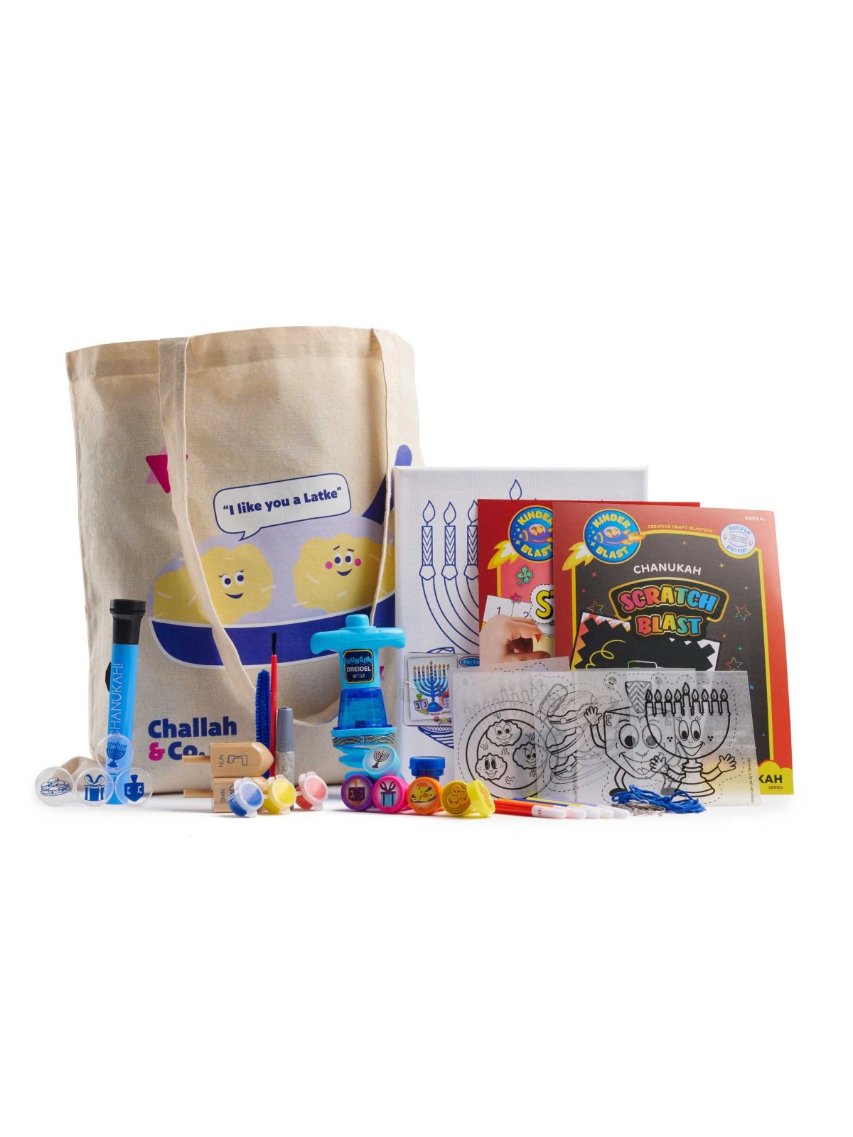 I Like You A Latke Activity Tote | All Judaica | Judaica