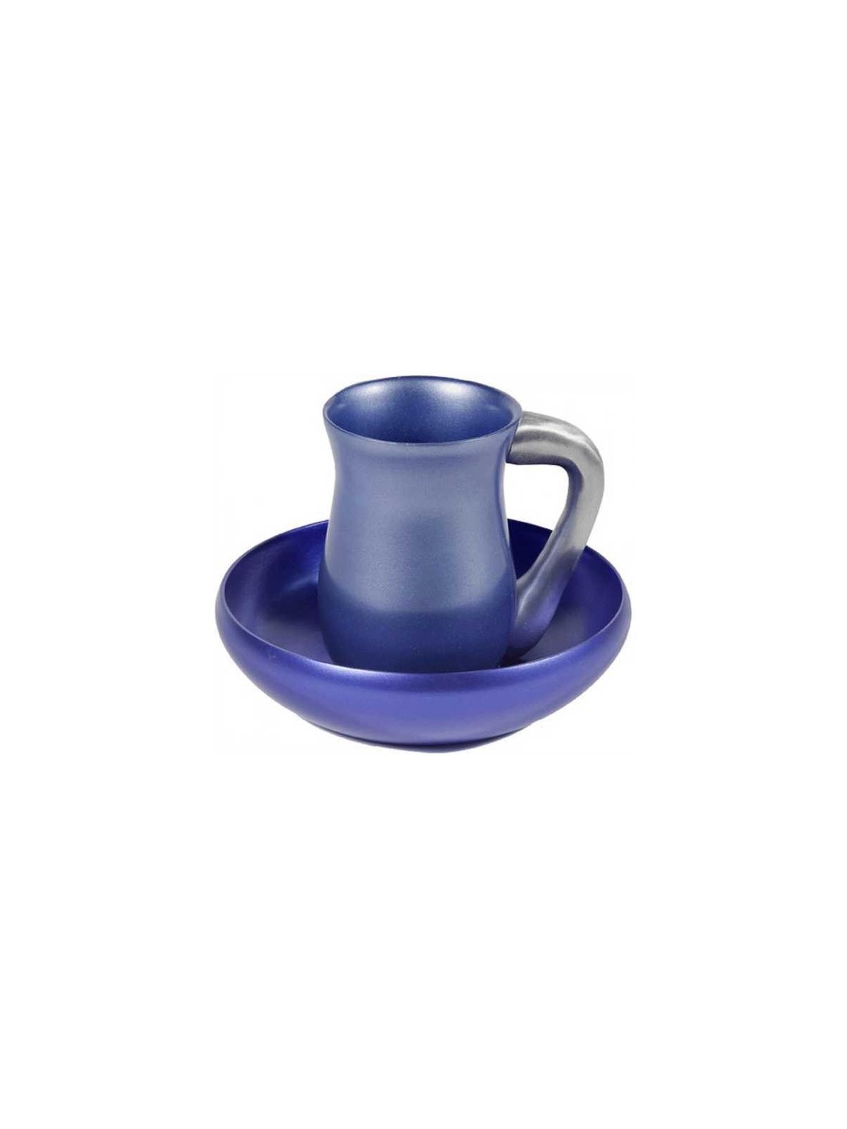 Blue Anodized Aluminum Mayim Achronim | Mayim Achronim Sets | Judaica