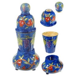 Pomegranates Travel Shabbat & Havdalah Set | Havdalah Sets & Spice Box