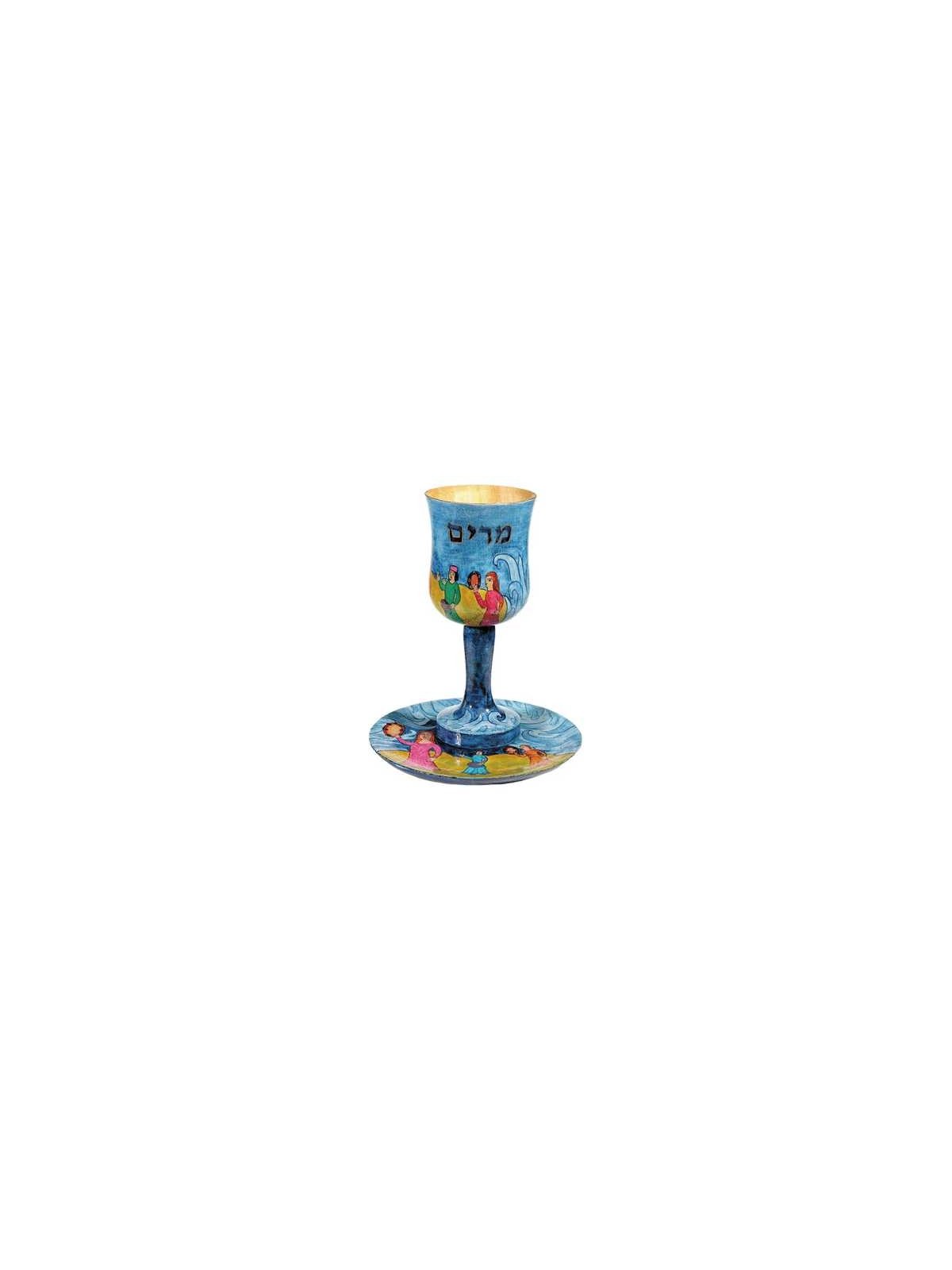 Tambourines Wooden Miriam's Cup | Passover | Judaica