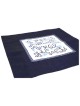 Indigo Pomegranate and Grapes Matzah Cover | Passover | Judaica