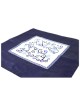 Indigo Pomegranate and Grapes Matzah Cover | Passover | Judaica
