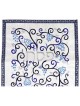 Indigo Pomegranate and Grapes Matzah Cover | Passover | Judaica