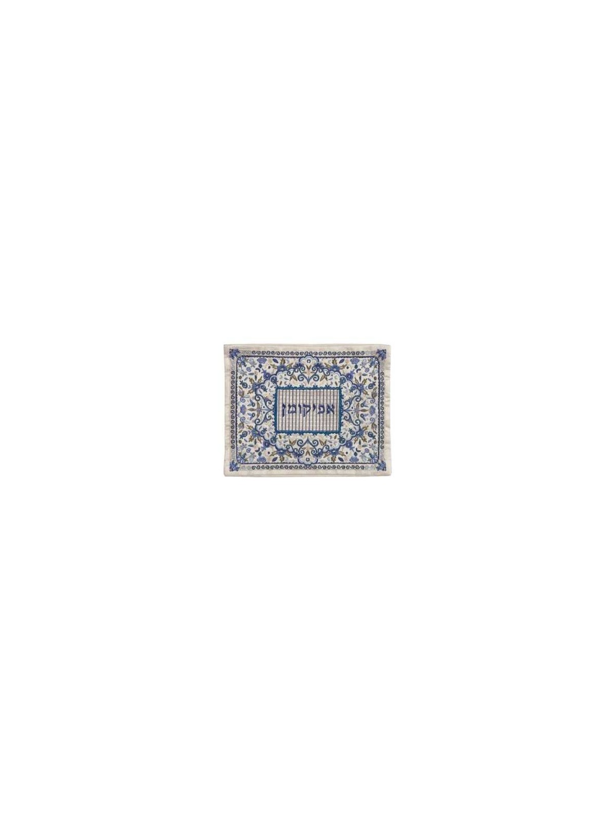 Blue Oriental Afikoman Bag | Passover | Judaica