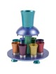 Fontaine de Kiddouch arc-en-ciel en aluminium anodisé | Coupes de Kiddouch | Judaïca