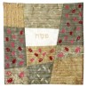 Gold Pomegranate Patchwork Matzah Cover | Passover | Judaica