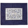 Indigo Filigree Challah Cover | Challah Covers | Judaica
