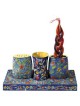 Oriental Wood Havdalah Set | Havdalah Sets & Spice Boxes | Judaica