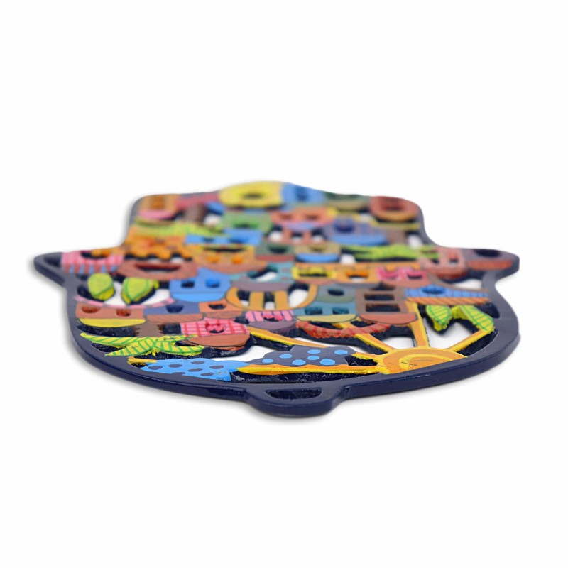 Jerusalem in the Sun Hamsa Plaque | All Judaica | Judaica