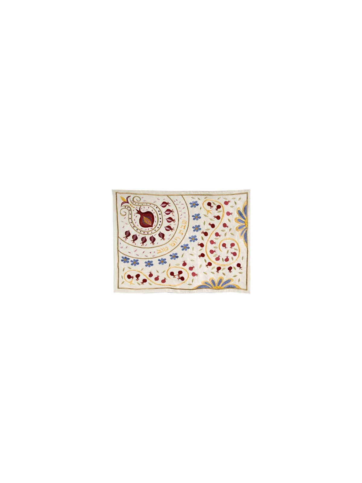 Pomegranate Swirls Challah Cover | Challah Covers | Judaica