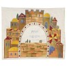 Rustic Jerusalem Challah Cover | Challah Covers | Judaica