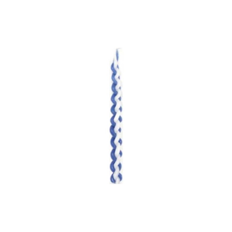 Bougie Havdalah bleue et blanche | Bougies de la Havdalah | Judaïca