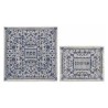 Blue Oriental Matzah Cover and Afikoman Bag Set | Passover | Judaica