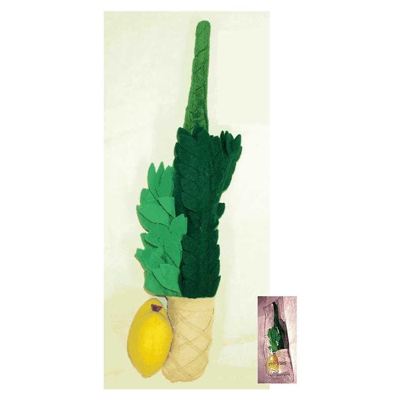 Ensemble de jeu en peluche Loulav et Etrog | Souccot | Judaïca