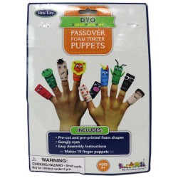 Ten Plagues Foam Finger Puppet Kit | Passover | Judaica