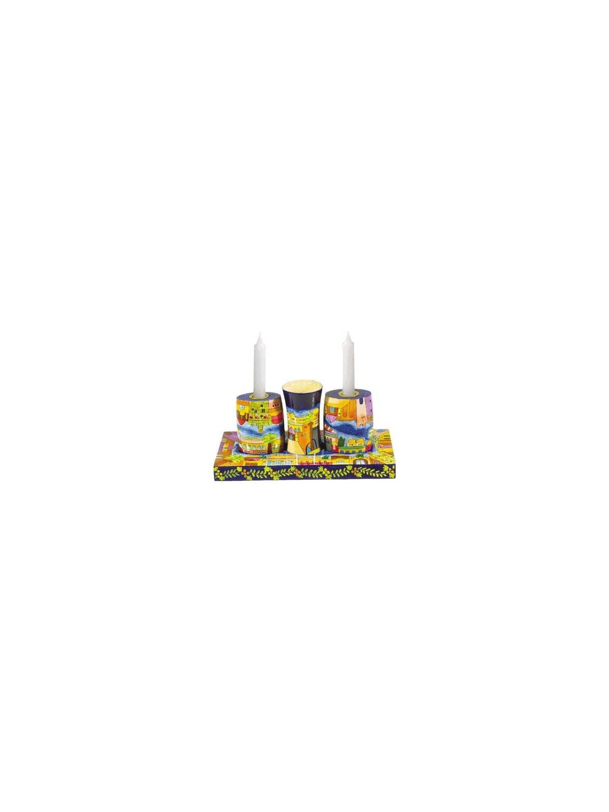 Jerusalem Shabbat and Havdalah Set | Havdalah Sets & Spice Boxes | Jud