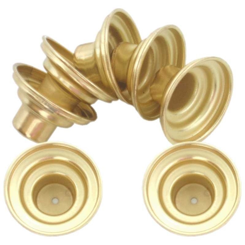 Gobelets goutte à goutte en laiton Bobeche - Ensemble de 2 | Bougeoirs | Judaïca