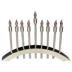 Menorah à arche électrique moderne | Hanoukka | Judaïca