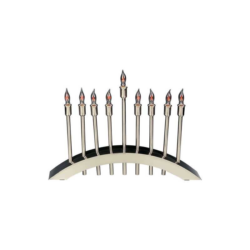 Modern Electric Arch Menorah | Hanukkah | Judaica