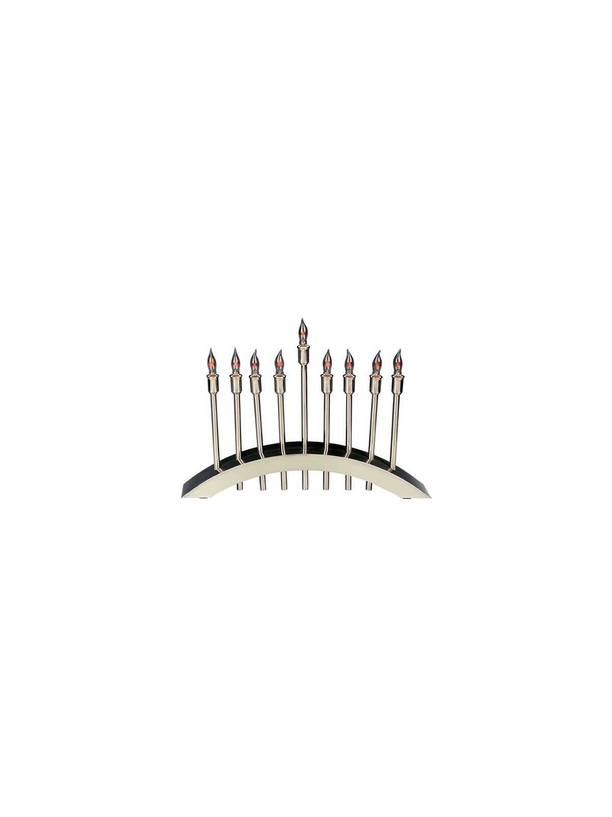 Modern Electric Arch Menorah | Hanukkah | Judaica
