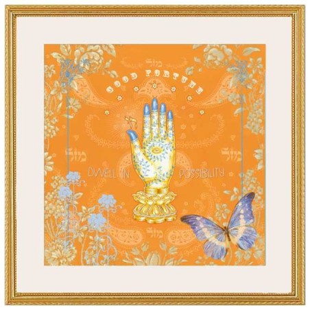 Impression d’art encadrée Hamsa | Art | Judaïca