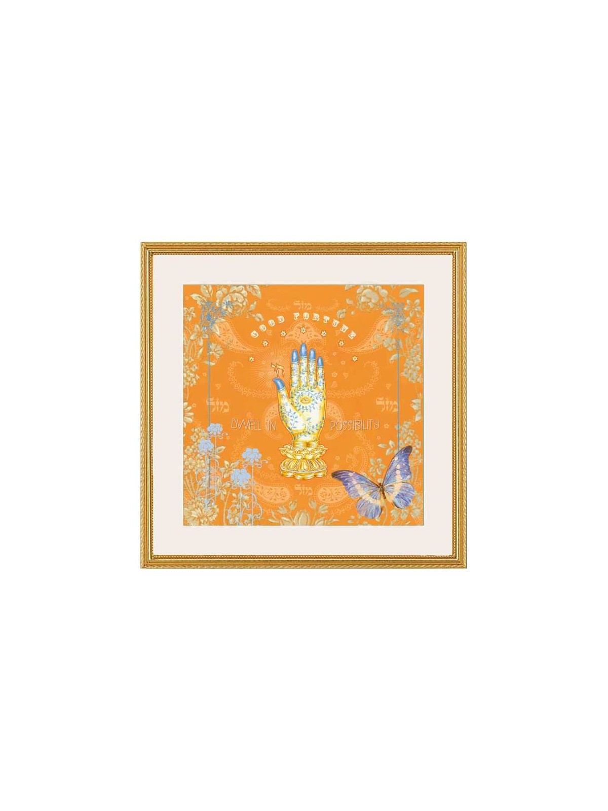 Impression d’art encadrée Hamsa | Art | Judaïca