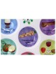 Assiette de Seder multicolore jetable en plastique | Pâque | Judaïca