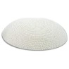 White Knit Kippah | Kippahs | Judaica