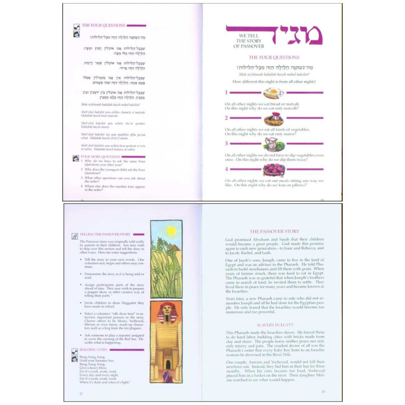 A Family Haggadah I: For Families with Young Child | Passover | Judaic