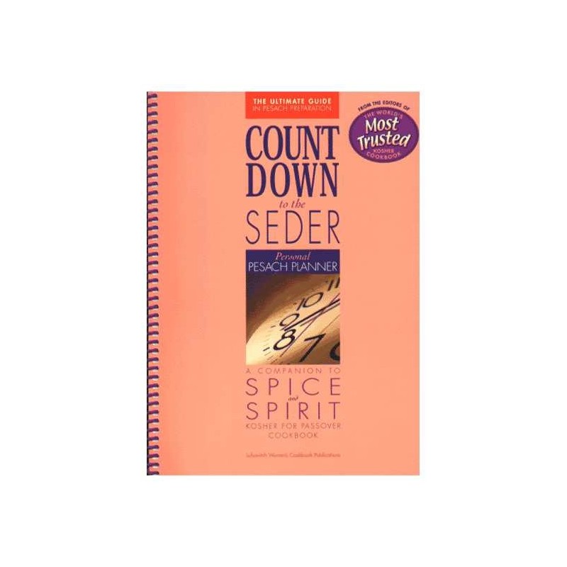 Count Down to the Seder: Personal Pesach Planner | Passover | Judaica