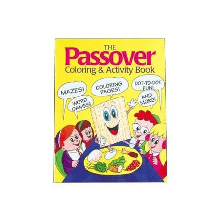 Le livre de coloriage et d'activités de Pâque | Livres | Judaïca