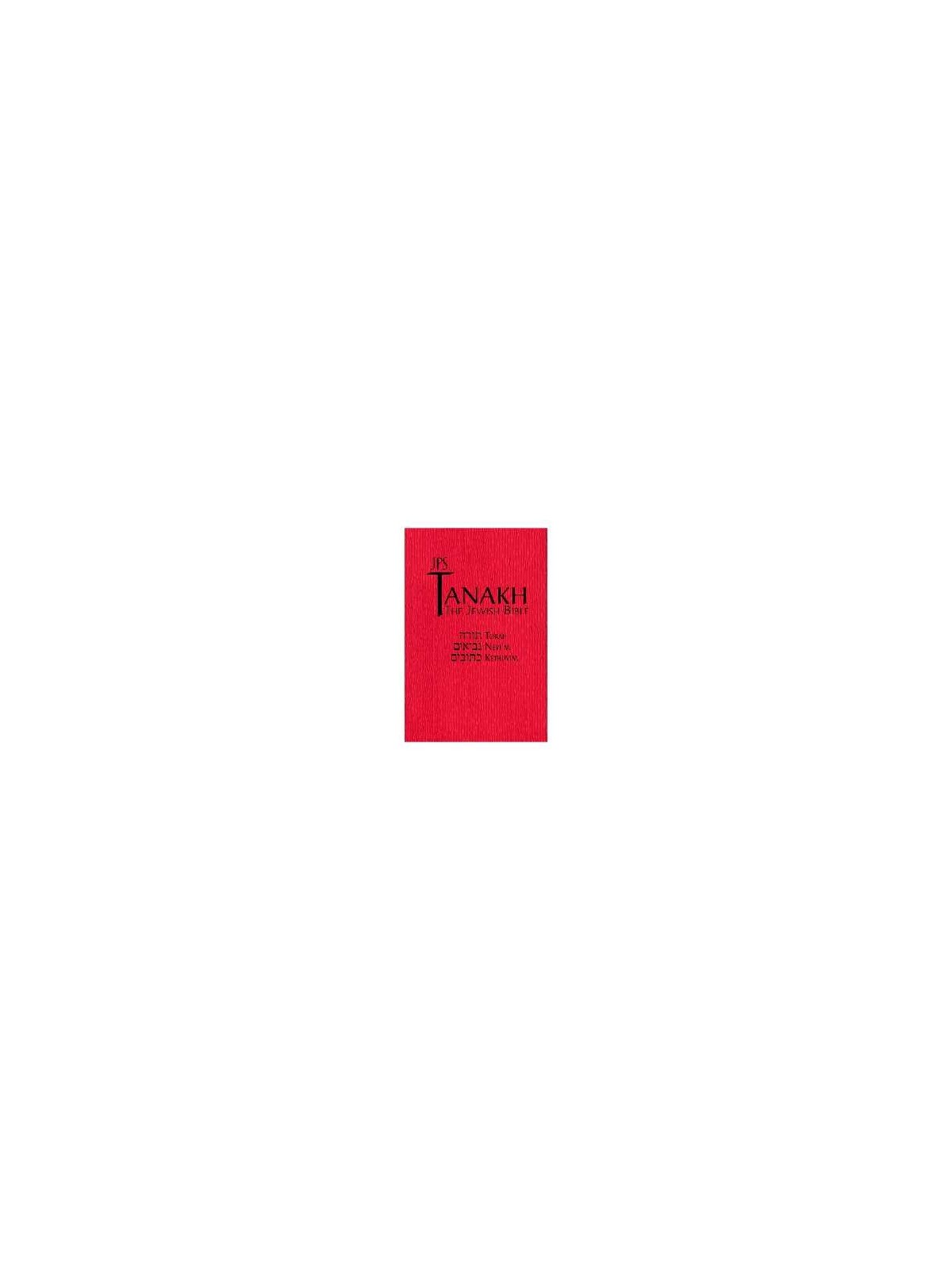 JPS Tanakh : La nouvelle traduction en anglais - Rouge | Livres | Judaïca