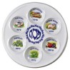 Plastic Disposable White Seder Plate | Passover | Judaica