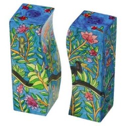 Flowers Fitted Salt & Pepper Shakers | Home Goods | Judaica