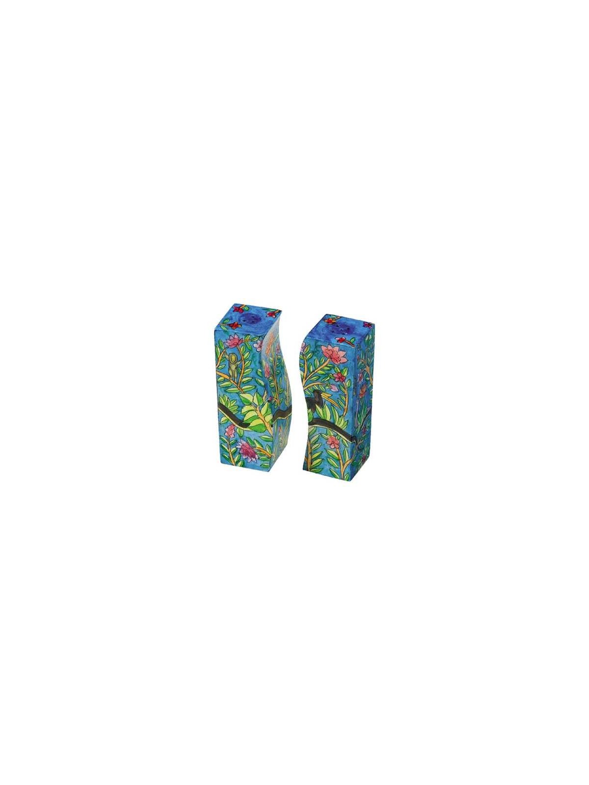 Flowers Fitted Salt & Pepper Shakers | Home Goods | Judaica